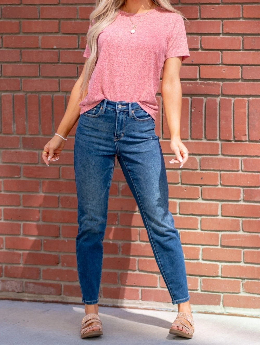 Judy Blue Tummy Control High Waist Slim Denim Dark Wash Sz 16W